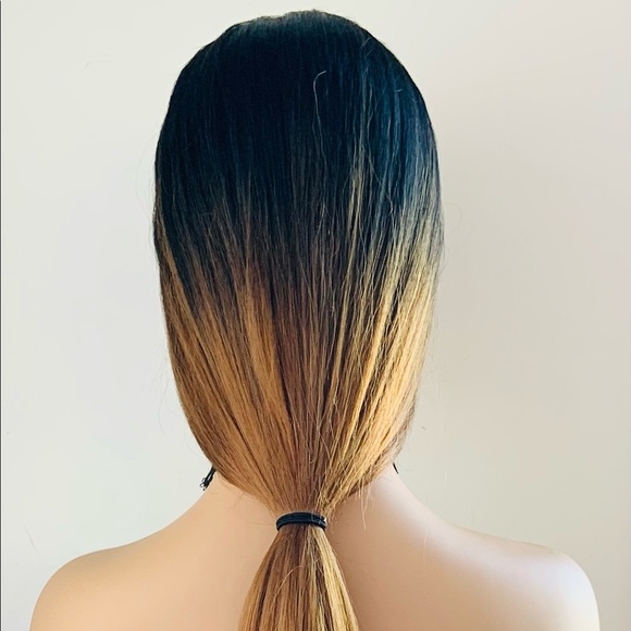 Gorgeous 36” Golden Auburn Synthetic Lace Front Wig - Picture 9 of 16